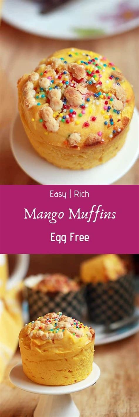 Mango Muffins Recipe Eggless Mango Muffins Recipe