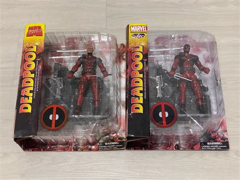 Diamond Select Toys Marvel Select Deadpool Masked And Unmasked