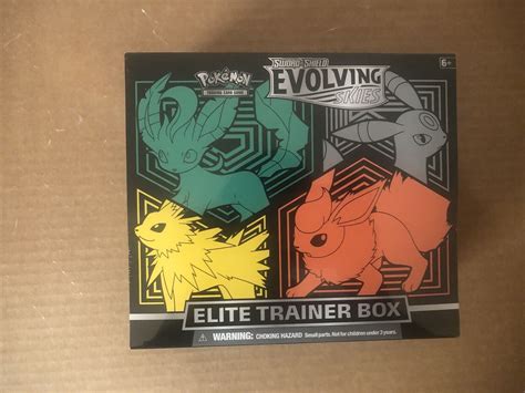 Pokemon TCG Evolving Skies Elite Trainer Box ETB Set Lot Of 2 New