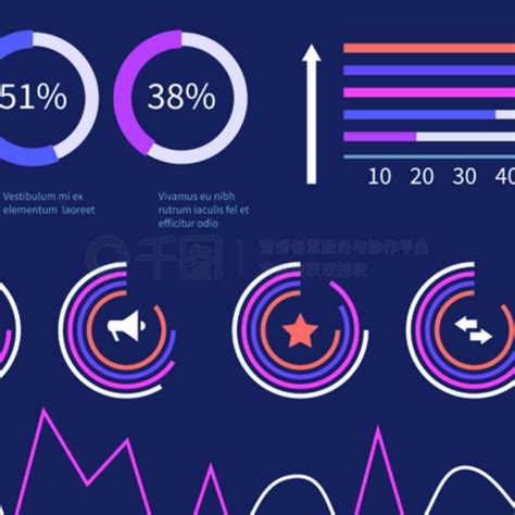 信息图表仪表板矢量界面演示文稿元素集仪表板界面演示，图表和统计的插图信息图表仪表板矢量界面演示文稿元素集模板免费下载eps格式1500像素