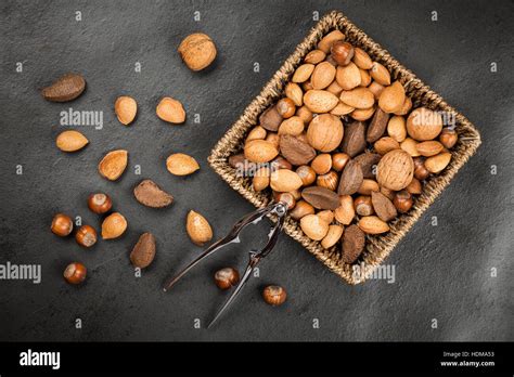 Assortment of nuts Stock Photo - Alamy