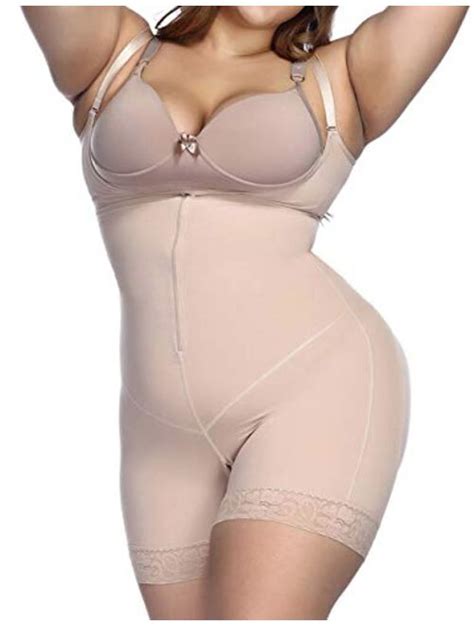 Buy Lover Beauty Tummy Control Shapewear Open Bust Bodysuit Seamless