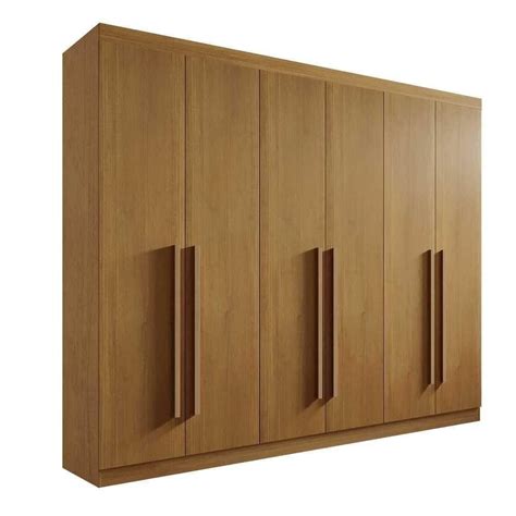 Guarda Roupa Da Vinci Plus 6 Portas 6 Gravetas 100 Mdf D Doro Cor