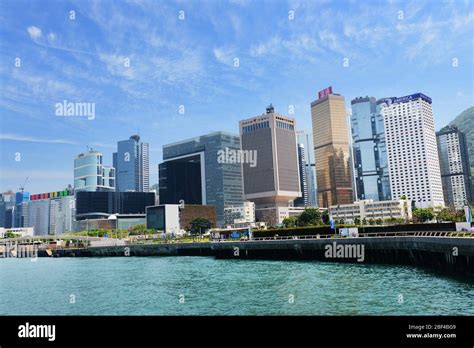 Skyline of Hong Kong - Admiralty district Stock Photo - Alamy