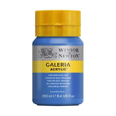 Winsor Newton Galeria Acrylic Paint 250ml Cerulean Blue