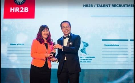 HR2B Công ty nhân sự đầu tiên vinh dự nhận giải thưởng HR Asia Awards 2018