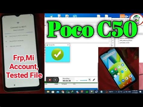 Poco C50 Frp Bypass Sp Flash Tool Mi Account Unlock 1Click Safe Way