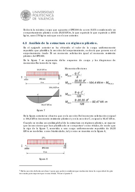 Estructuras Uno Cálculo Elástico y Plástico en vigas de acero