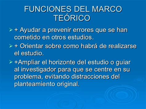 Elaboración Del Marco Teórico