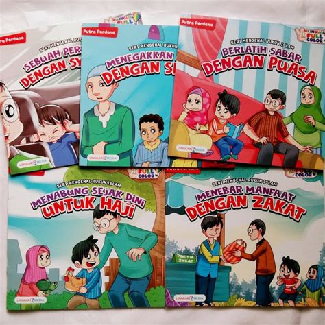 Jual Cerita Anak Seri Mengenal Rukun Islam Bilingual Full Color Shopee Indonesia