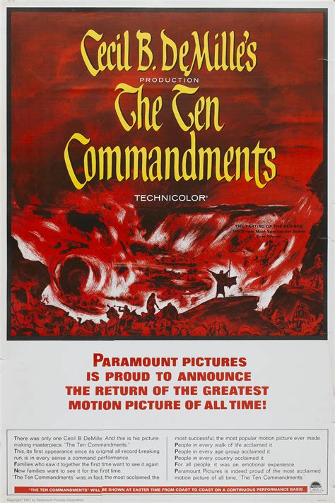 The Ten Commandments 1956 Posters — The Movie Database Tmdb