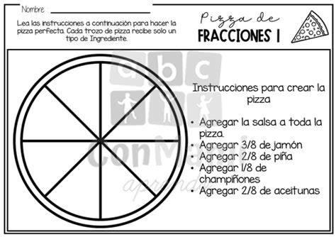 Fichas De Fracciones Conmami