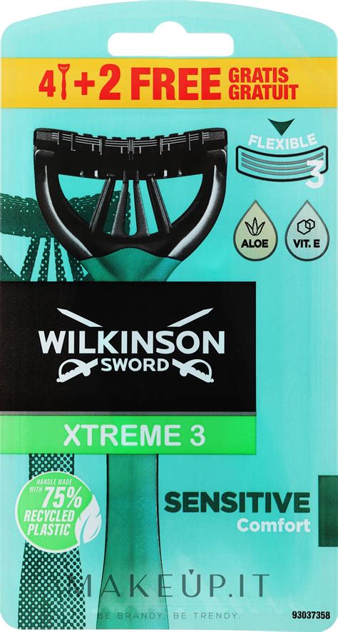 Wilkinson Sword Xtreme Sensitive Set Di Rasoi Usa E Getta