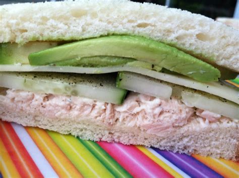 Happiness is Homegrown: Tuna Avocado Sandwich