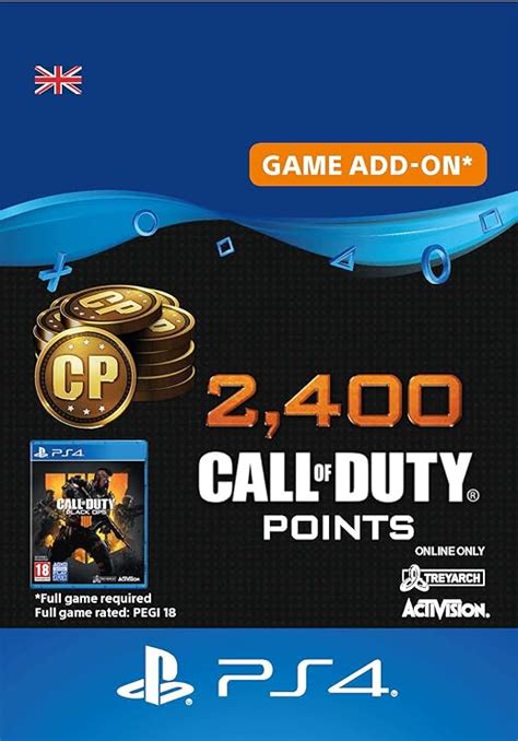 2 400 Call Of Duty Black Ops 4 Points 2400 Points Dlc Ps4 Ps3 Download Code Uk Account