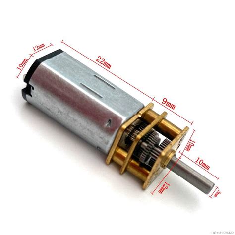 N30 Dc 3v 6v 12v Gear Motor 25 4000rpm Micro Speed Gear Motor Mini Metal Electric Gear Reducer