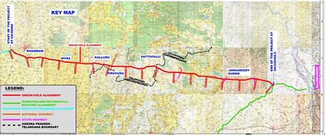 Khammam Devarapalli Expressway Route Map Status