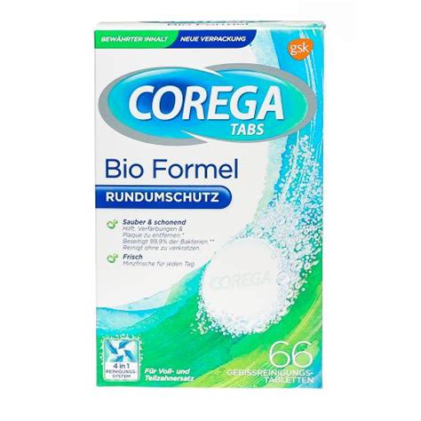 Corega Tabs Bio Formel Leistungsstark Und Abriebfest Abilis Ch