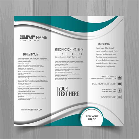 Abstract Wavy Business Brochure Template Design Vector 249275 Vector Art At Vecteezy