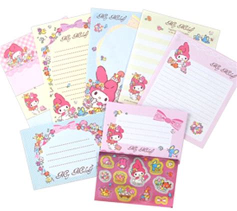 Sanrio My Melody Letter Set Writing Paper 40 Sheets 20 Envelopes Sticker Sheet Toysplus