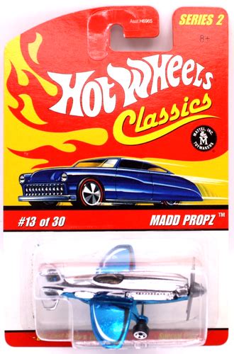 Hot Wheels Classics Series 2 13 Madd Propz SF Ice Blue Chrome 5spk S