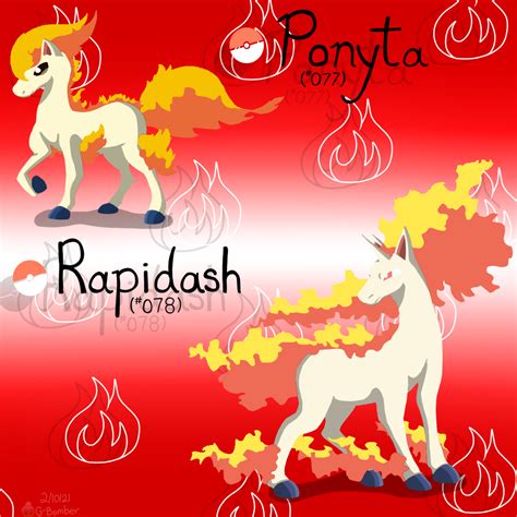 The Ponyta Line By G Bomber On Deviantart