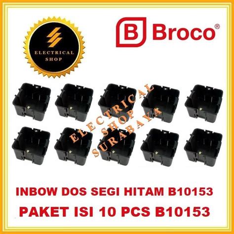 Paket Isi Broco Inbow Doos Segi Persegi Hitam B Tersedia