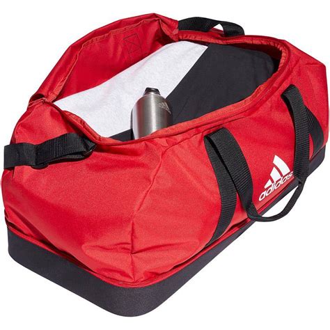 Torba Adidas Tiro Duffel Bag Bottom Compartment L Czerwona GH7256