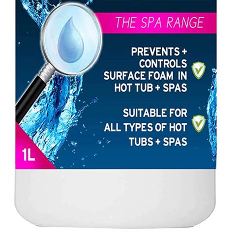 Pro Kleen Hot Tub Spa Anti Foam Litre Wilko