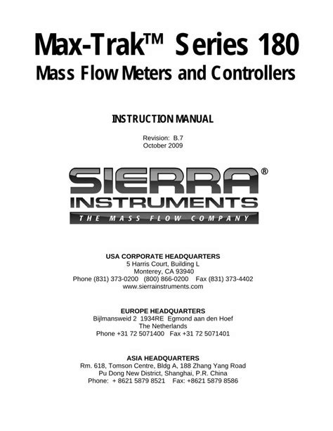 PDF Mass Flow Meters And Controllers DOKUMEN TIPS