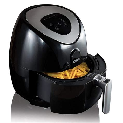 Tower T17024 Digital Air Fryer With LCD Display 1500W 4 3L Black