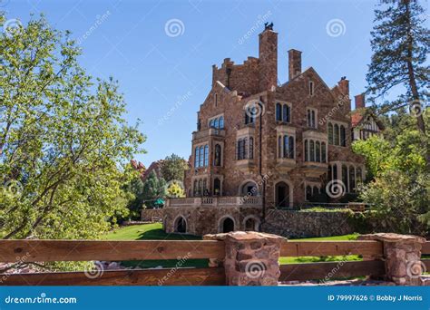 Glen Eyrie Castle stock photo. Image of 1903, springs - 79997626