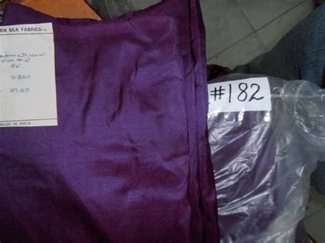 54 Inches Wide Silk Dupioni Fabric~dark Purple X Black ड्युपोनी रेशम