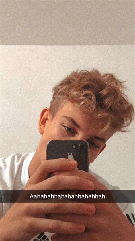 Cute Hair With Blonde Guy Selfie