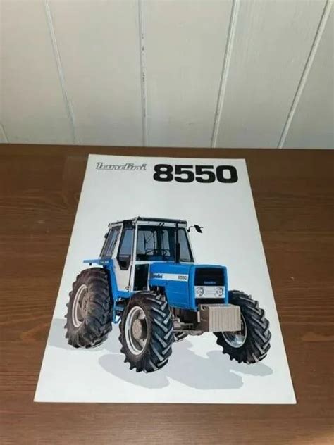 BROCHURE PROSPEKT PROSPECTUS TRACTEUR LANDINI 8550 Tractor Trattore