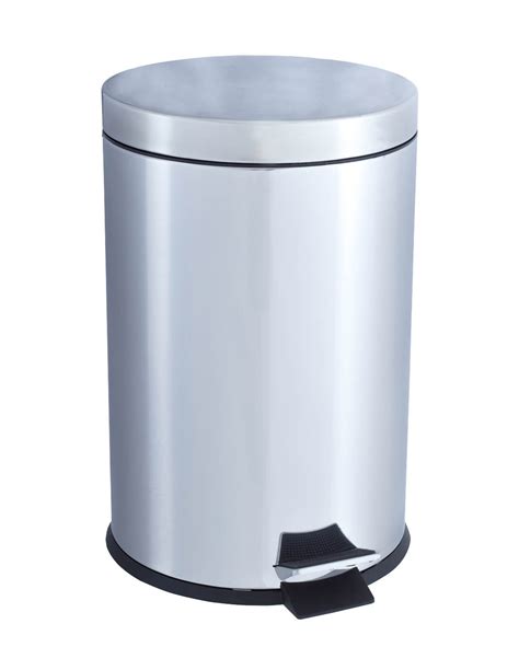 PAPELERA CON PEDAL INOX 20 L BRILLO