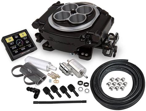 Holley Sniper Efi 550 511k Holley Sniper Efi Self Tuning Master Kit Black Ceramic Finish