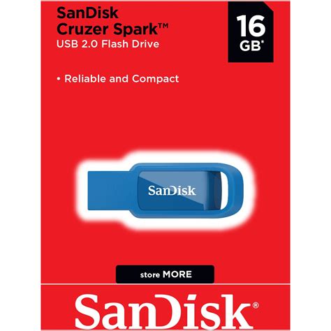 Sandisk Cruzer Spark Usb Flash Drive 16gb Blue Big W