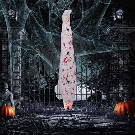 Halloween Decorations Outdoor Inch Halloween Hanging Cocoon Corpse