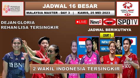 Hasil Malaysia Master Hari Ini Day Babak Besar Jorji