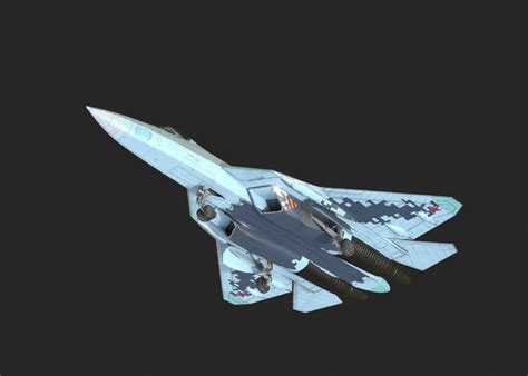 3d Model 4 Coatings Of Sukhoi Su 57 Felon Stealth Fighter Vr Ar Low Poly Cgtrader