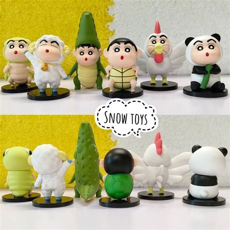 Mô Hình Shin Cậu Bé Bút Chì Shinnosuke Shinchan Cosplay Gà Cá Sấu Rùa