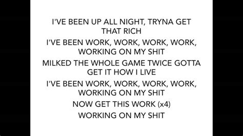 Work Lyrics Iggy Azalea Youtube