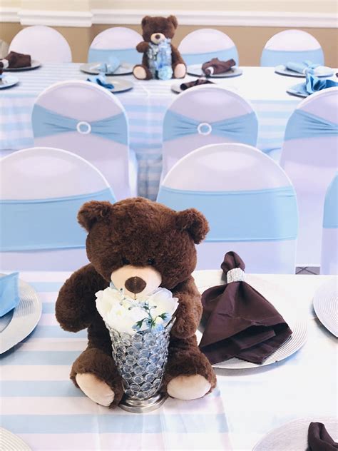 Teddy Bear Baby Shower Centerpieces