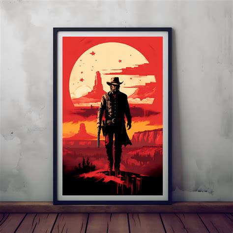 Red Dead Redemption Poster High-quality Gaming Wall Art Posters by ...