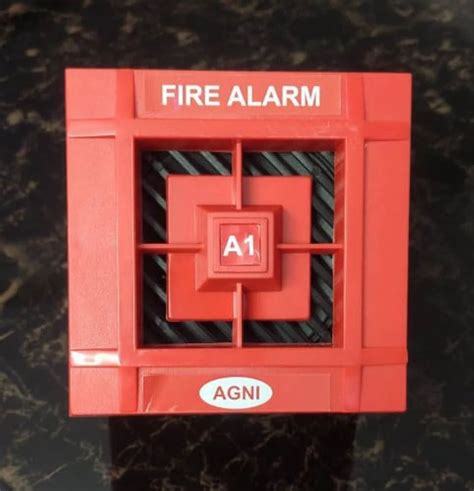 Plastic Agni Fire Alarm Hooter Light Without Flashing At Rs 303 In Ghaziabad