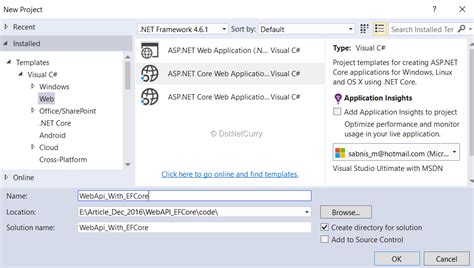 Using EF Core In ASP NET Core Web API For Performing CRUD Operations