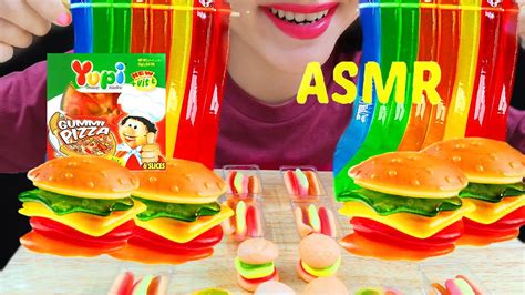 Asmr Jelly Noodles Gummy Jelly Eating Sounds No Talking Mukbang