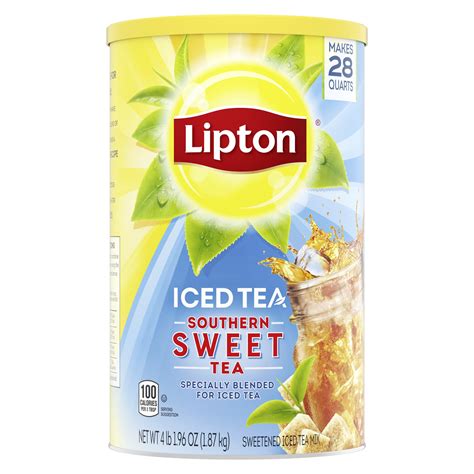 Lipton Iced Tea Mix Southern Sweet Tea 1 96 Oz