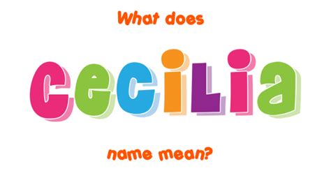 Cecilia name - Meaning of Cecilia